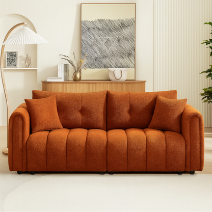 The Nève Sofa - Bouclé Upholstery, 3-Seater