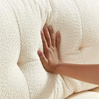 The Nève Sofa - Bouclé Upholstery, 3-Seater